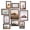 Dark Brown, variant on Meframe 10PACK Wooden Collage Picture Frame Set, Wall and Tabletop Display Photo Frames, Multiple Sizes Including 8x10, 5x7, 4x6, Black