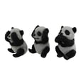 thumbnail image 2 of Zeckos 3 Piece See Hear Speak No Evil Sitting Baby Panda Bear Set, 2 of 4