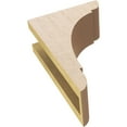 thumbnail image 6 of 4"W x 8"D x 12"H Classic Olympic Rough Cedar Woodgrain TimberThane Corbel, Primed Tan, 6 of 6
