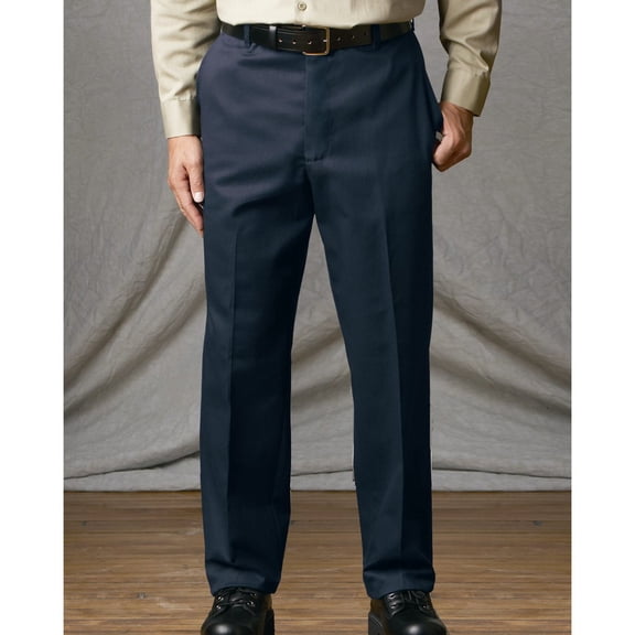 Red Kap PT20 Men's Dura-Kap Industrial Pants, Navy - Unhemmed, 46W