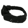 thumbnail image 5 of Unique Bargains 1 Pc Headband Leaf Lace Hairband for Women Black, 5 of 5