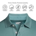 thumbnail image 3 of Lands' End Men's Short Sleeve American-grown Supima Cotton Polo Shirt, 3 of 6