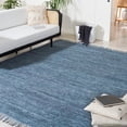 thumbnail image 2 of SAFAVIEH Vintage Leather Christal Solid Area Rug, Blue/Grey, 7' x 7' Square, 2 of 7
