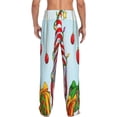thumbnail image 3 of Fotbe Funny Christmas Gnome Men's Pajama Pants,Sleepwear Pants,Pj Bottoms Drawstring And Pockets-Medium, 3 of 9