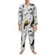 thumbnail image 3 of Balery Animal Bird Pijama para Hombre de Dos Piezas con Manga Larga, Conjunto de Dormir y Descanso Suave con Bolsillos-X-Large, 3 of 7