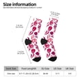 thumbnail image 4 of Goofa Tulips Flowers Printed Men's Crew Socks, Soft Durable Breathable Moisture-Wicking with Odor Control Cotton socks, 4 of 9