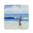 thumbnail image 1 of Betsy Drake CT1117 sous-Verre de Pêche Surf - Ensemble de 4, 1 of 1