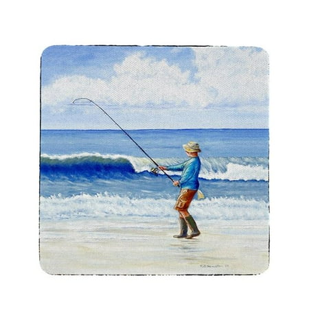 

Betsy Drake CT1117 Surf Fishing Coaster - Set of 4