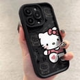thumbnail image 3 of Sanrio-funda de teléfono de Hello Kitty para Iphone, 15, 14, 13, 11, 12 Pro Max Plus, X, XR, XS, 7, 8 Plus, Y2k, regalo transparente de silicona anticaída, 3 of 5