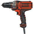 thumbnail image 1 of Taladro Eléctrico BLACK + DECKER BDEDMT con Cable 3/8 Pulgadas Motor 4 Amp Compacto Liviano Negro y Anaranjado BLACK + DECKER BDEDMT, 1 of 2