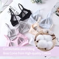 thumbnail image 4 of Teen Girls' Everyday Bra Fit for 12-16 Years for Teens & Big Girls Elastic Shoulder Straps Breathable Bra with Adjustable Straps, 4 of 5