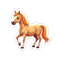 thumbnail image 4 of cartoon Horse Stickers, Waterproof Horse Sticker for Water Bottle Laptop Phone Cases Planner Skateboard Luggage Helmet Party Favor Decor, Ideal for Adults Teens Teacher Rewards, 4 of 9