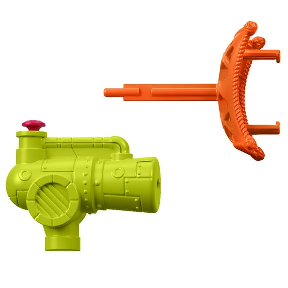 Replacement Parts for Imaginext Scooby-Doo Transforming Mystery Machine Playset - FMY11 ~ 1 Yellow Launcher and 1 Orange Projectile Net