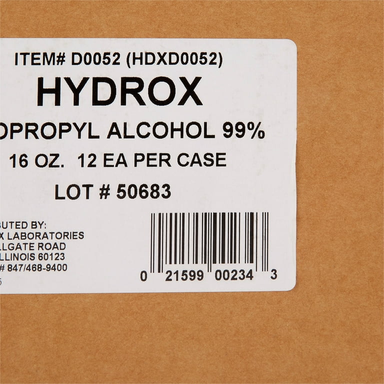 16 Oz TF Isopropyl Alcohol 99% USP Grade Sanitizing Disinfecting w/Spray  Nozzle