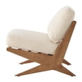 thumbnail image 2 of NPD Furniture Chandler Fabric Accent Chair in Palladian Beige, 2 of 14