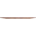 thumbnail image 3 of 26"OD x 9"ID x 3/8"T Blume Wood Fretwork Pierced Ceiling Medallion, Walnut, 3 of 3