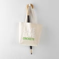 thumbnail image 5 of CafePress - Livecricket2 Tote Bag - Unisex Canvas Tote Bag, Beige, 1-Piece, 5 of 7