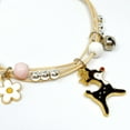thumbnail image 2 of Wrapables Friendship Beaded Enamel Charm Bracelet, Deer, 2 of 7
