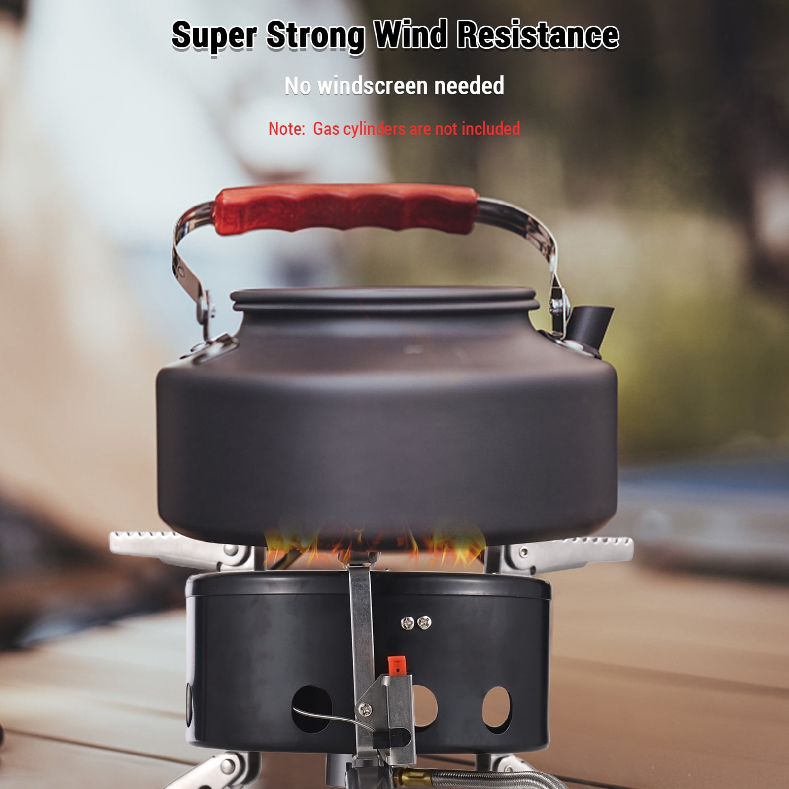 BOKYAN Camping Stove 6000W High-Altitude Infrared Portable Windproof Gas Stove for Outdoor Hiking