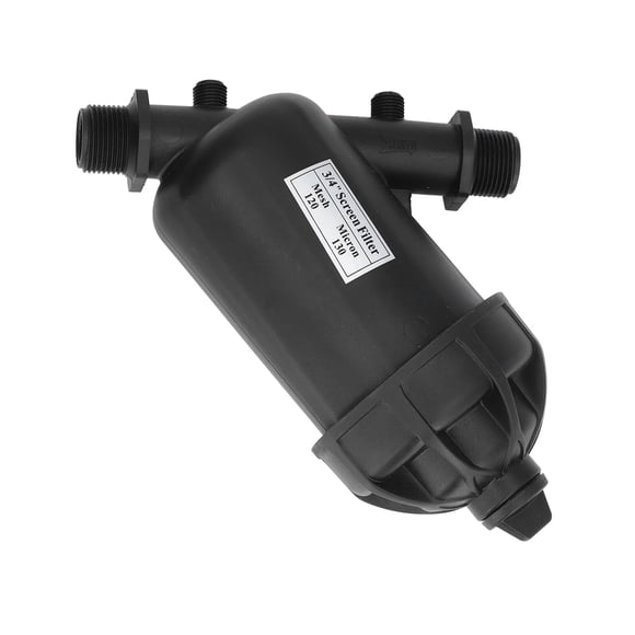 Accesorios para invernaderos, filtro de riego con rosca macho G3/4 de pulgada, filtro de riego por goteo, confiabilidad excepcional