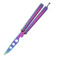thumbnail image 2 of Peines de entrenamiento romos con cuchillo de práctica de mariposa portátil para exteriores (colorido) Likrtyny Para estrenar, 2 of 9