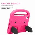thumbnail image 6 of Dteck iPad Mini 6 Case for Kids, iPad Mini 6th Generation 2021 Durable Lightweight Case , Durable EVA Foam Shockproof Protective Cover with Handle Stand for 8.3 inch Apple iPad Mini 6, Pink, 6 of 8