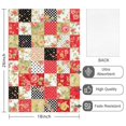 thumbnail image 2 of 4 Pcs Pioneer Flower Floral Print Pattern Funny Kitchen Towels, Microfiber Dish Towels, Kitchen Tea Towels Set 18" X 26", 2 of 6