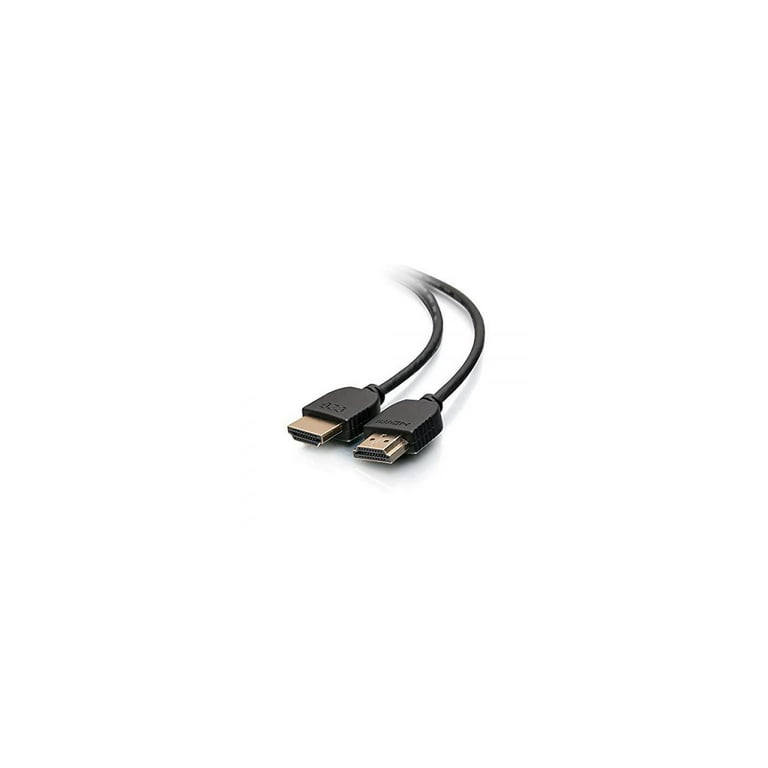 10ft (3m) C2G Plus Series Slim Flexible HDMI® Cable with Low Profile  Connectors – 1080p 60Hz