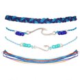 thumbnail image 1 of Summer String Wave Bracelets Adjustable Friendship Strand Bracelet For Women Girls Jewelry, 1 of 5