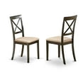 thumbnail image 3 of East West Furniture LYBO6-CAP-C 6 Piece Kitchen Table With Bench-Table With Leaf 4 Kitchen Dining Chairs and Bench, 3 of 5