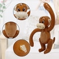 thumbnail image 6 of MERIGLARE Inflatable Monkey Photo Props Interactive Novelty Kids Decorative Jungle Themed Birthdays Party Decoration Animal Toy, 6 of 8