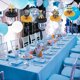 thumbnail image 5 of Centros de Decoración de Cumpleaños de 18 Años para Mesas Decoraciones Suministros de Fiesta de Cumpleaños (Negro, Tono Dorado), 5 of 5