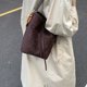 thumbnail image 3 of Bolso Tipo Cubo Bolsos Ante Sintético Hueco para Mujer (Café), 3 of 9
