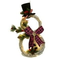 thumbnail image 2 of Falleo Clearance New Christmas Items Home Decoration LED Lights Christmas Wreath Rattan Circle, 2 of 2