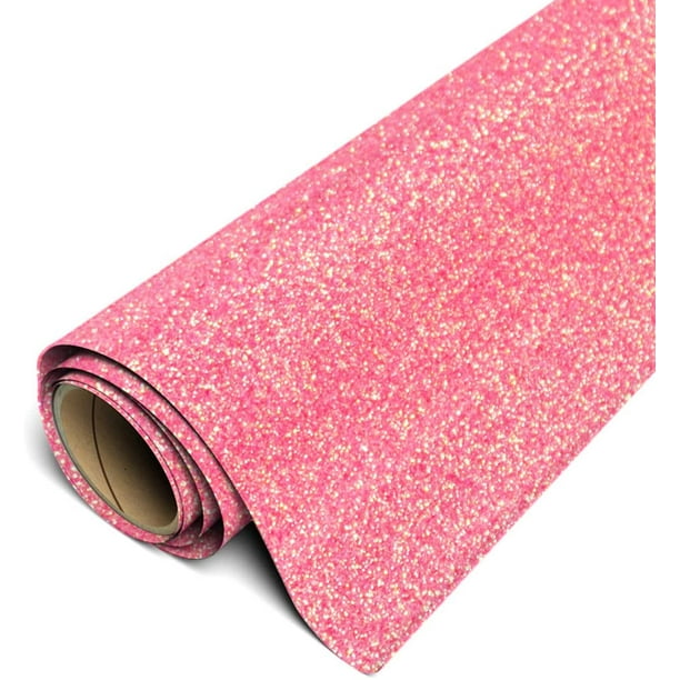Siser Glitter HTV Iron On Heat Transfer Vinyl 12" x 10ft Roll Rainbow