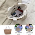 thumbnail image 4 of TEHAUX Tote De Paja Tejida Color Para Mujer Para Uso En Y Diario, 4 of 8