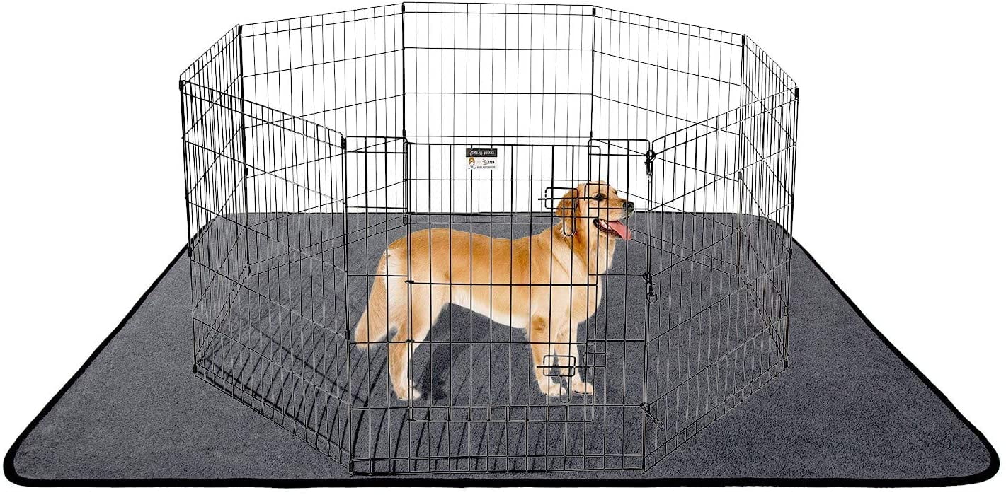 is it ok to put puppy pads in crate