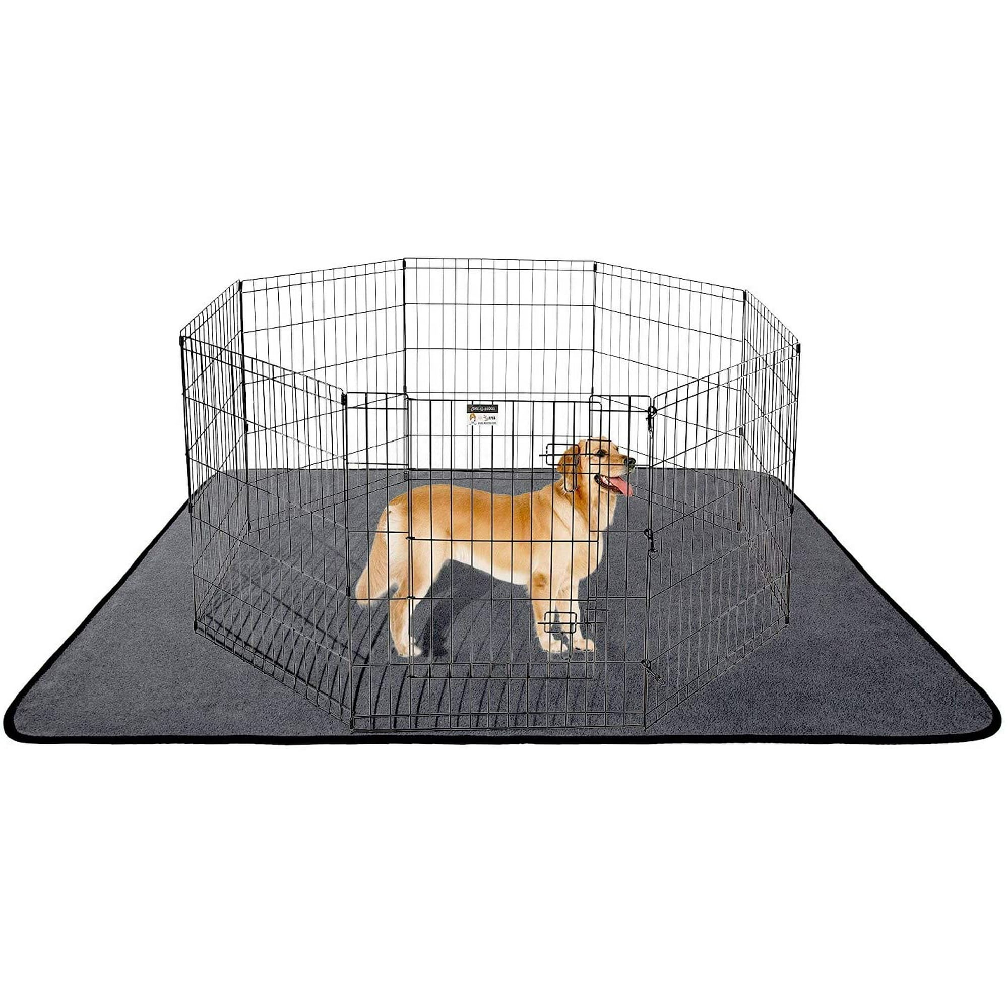 Potty pad in crate hot sale