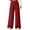Wine, variant on LEAVINGSUO Wide Leg Pants for Women Solid High Waist Elastic Sweatpants Casual Loose Flowy Workout Pants With Pocket Black S