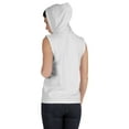 thumbnail image 3 of Inkmeso Womens Sleeveless Drawstring Hoodie Tank Top Plain Jersey Tshirt Top, 3 of 6