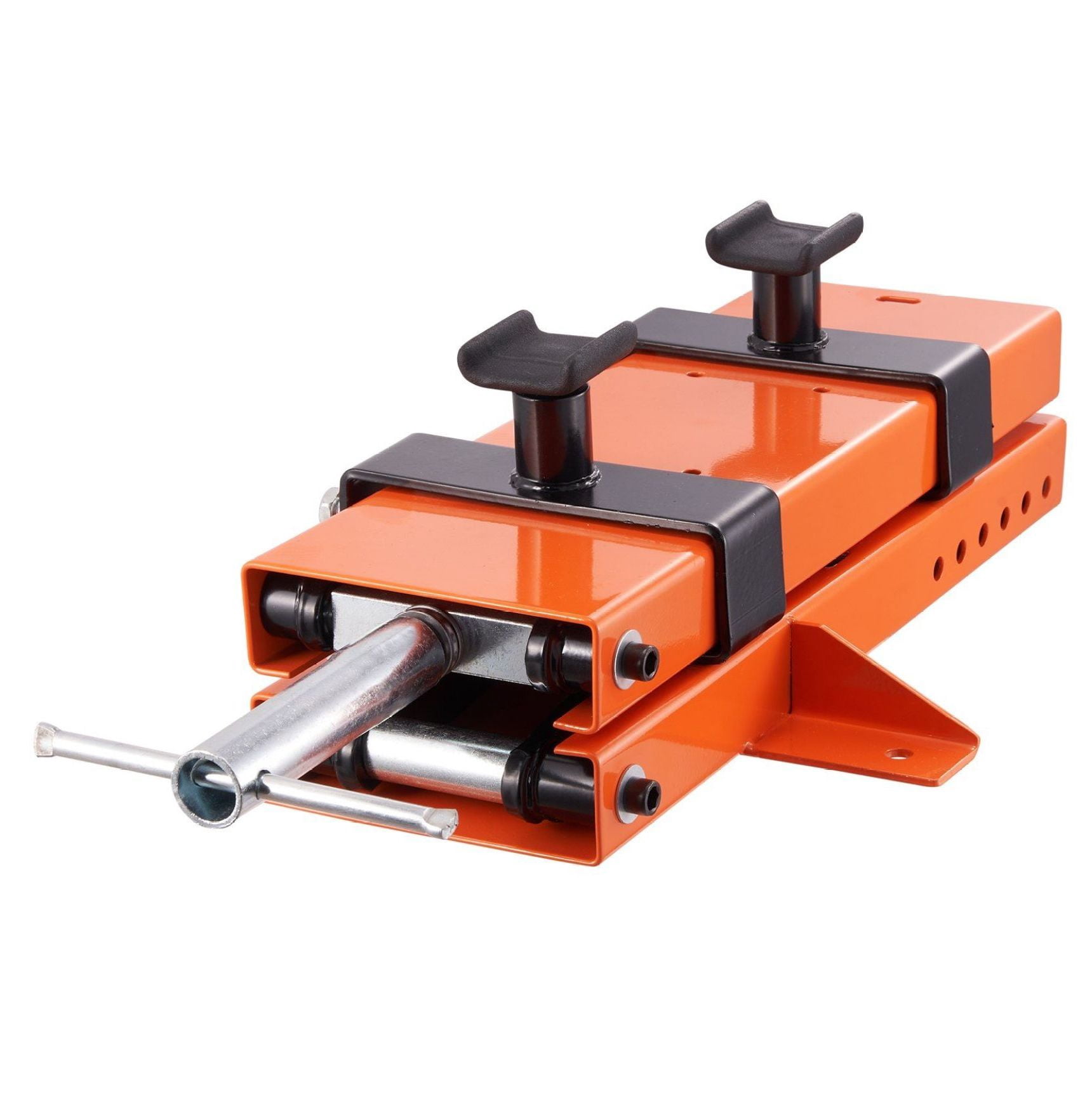 Motorcycle Lift 500kg - Center Scissor Jack for Street, Cruiser & Touring Bikes - Steel Hoist Stand with Safety Pin & Non-Slip Saddle