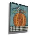 thumbnail image 2 of Epic Graffiti "Patterned Pumpkin and Bird" by Bernadette Deming, Canvas Wall Art, 12"x16", 2 of 2