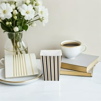 LIFKOME 4pcs Striped Popcorn Boxes Popcorn Bucket Candy Container For Birthday Party Holiday And Picnic Reusable Snack Containers For Kids And Adults