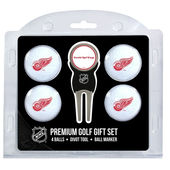 Team Golf Detroit Red Wings Golf Balls, 4 Pack