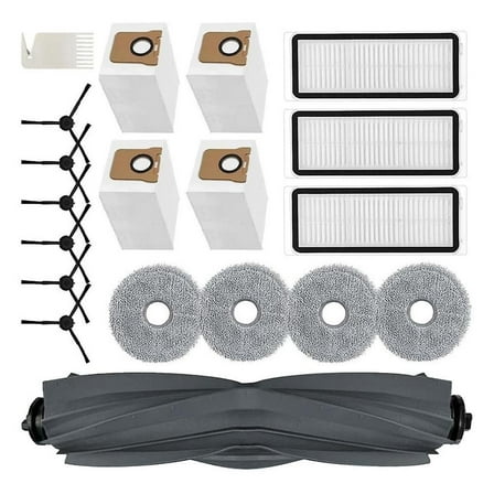 För Dreame L20 Ultra Robot Dammsugare Huvudsidoborste Hepa Filter Mopp Tyg Dammpåsar Reservdelar [DB]- Perfekt