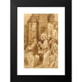 thumbnail image 2 of Francisco Ribalta 11x14 Black Modern Framed Museum Art Print Titled - Apparition of Christ to Saint Vincent Ferrer (1604), 2 of 5