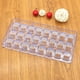 thumbnail image 4 of HAPYLY Molde para hacer chocolate con forma de corrugado cilíndrico de 24 rejillas, molde para hacer chocolate de policarbonato transparente, 4 of 6