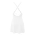 thumbnail image 5 of Women's Casual Dress For Sports And Yoga Two Piece Tennis Skirt With Back Design See Through Workout Outfit With Built In Shorts And Pocket Postpartum Dress Woman Dresses Casual Women Long Dresses, 5 of 6