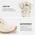thumbnail image 5 of Ecetana Snow Boots for Women Faux Fur Cozy Warm Winter Boots Waterproof Outdoor Shoes for Walking Hiking, 5 of 7