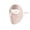 Pink, variant on Women's Breathable Full Face Sun Protection Mask Summer Casual Solid Adjustable Earhook UV Protection Face Cover for Outdoor Activities Wear Gray
